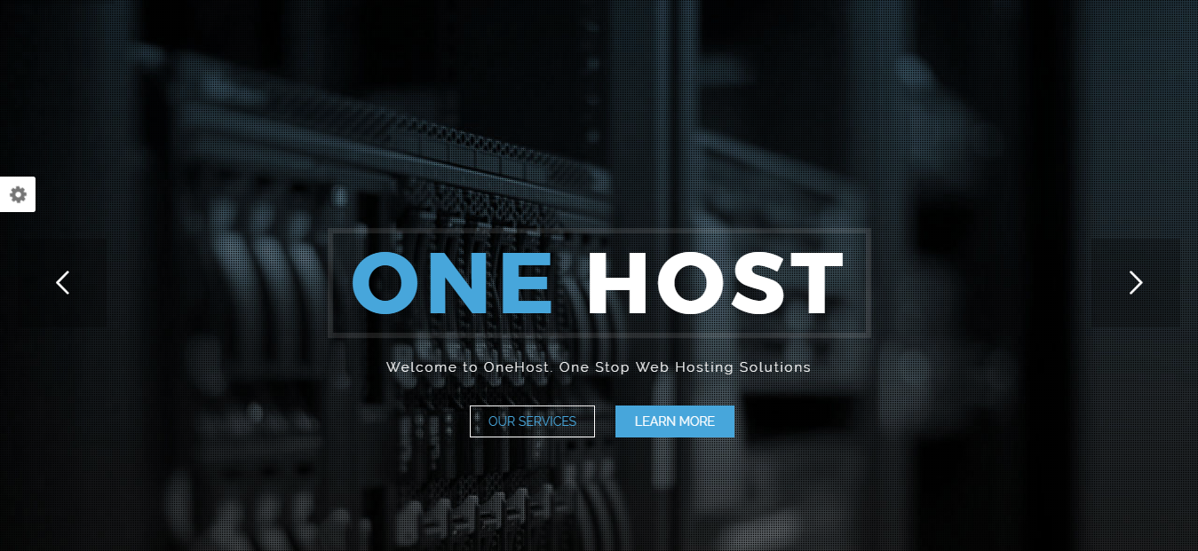 Onehost Free And Premium Hosting WordPress Theme